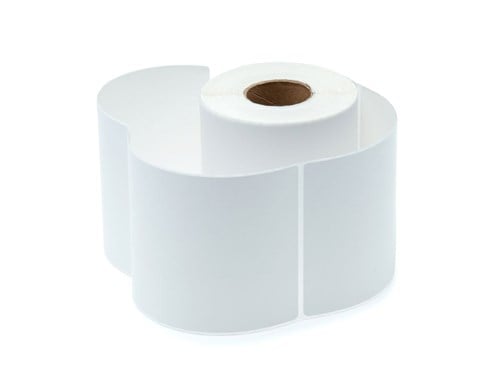 Pakiet etykiet termicznych 100x150 mm – 12 rolek po 350 sztuk