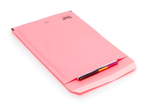 Koperty bąbelkowe różowe D14 100szt