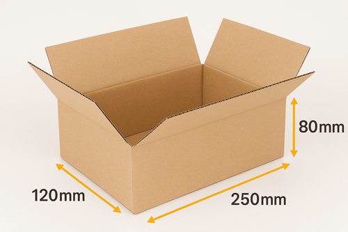 Karton klapowy 250 x 120 x 80 mm