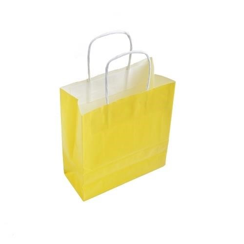 Torby Lakierowane Żółte