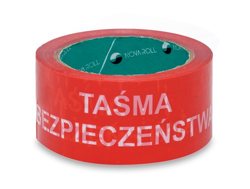 Taśma bezpieczeństwa czerwona