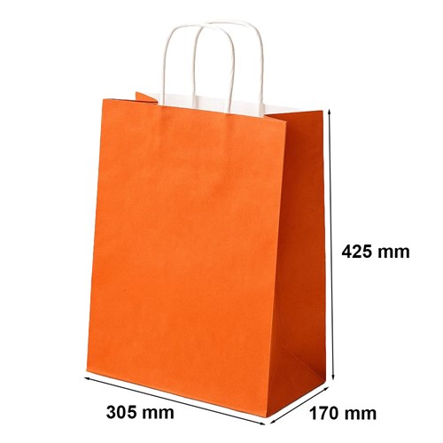 Torby Papierowe Pomarańczowe