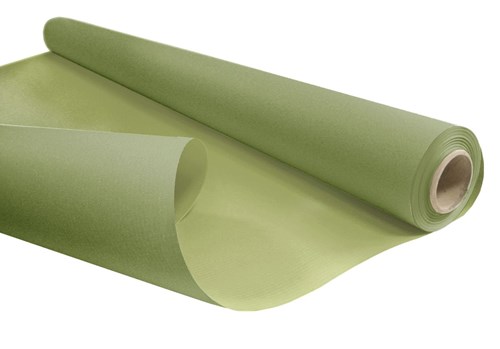 Papier ozdobny KRAFT DUO PASTEL Khaki-Zielony 50cm/10m 60gsm