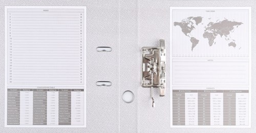 Segregator A4 75mm Czarny Basic