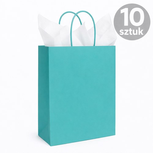 Torba papierowa morska 180×80×225 mm kraft 10 sztuk