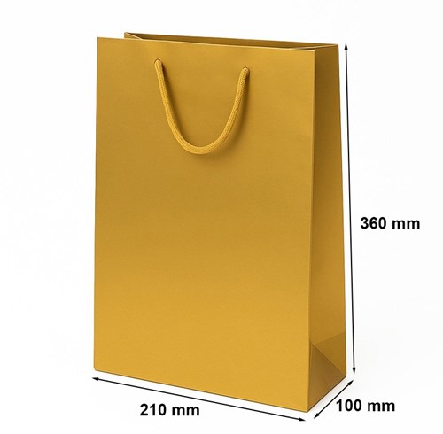 Torebki Papierowe Na Wino Złote