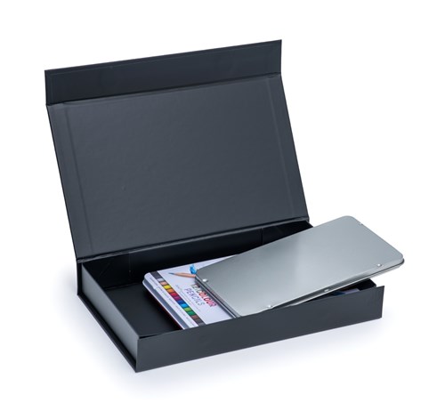 Pudełko Magnetyczne Czarne 255x150x38mm (zew) C5 Prezentowe