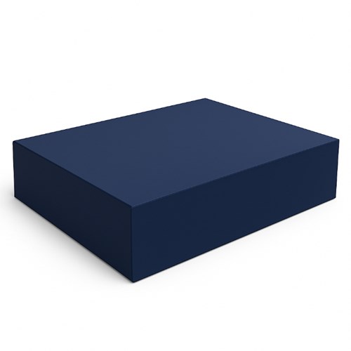 Pudełko magnetyczne 430x330x100mm Granatowe na prezent ozdobne A3