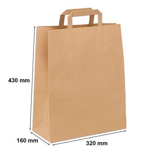 Torby Papierowe Ekologiczne Brązowe