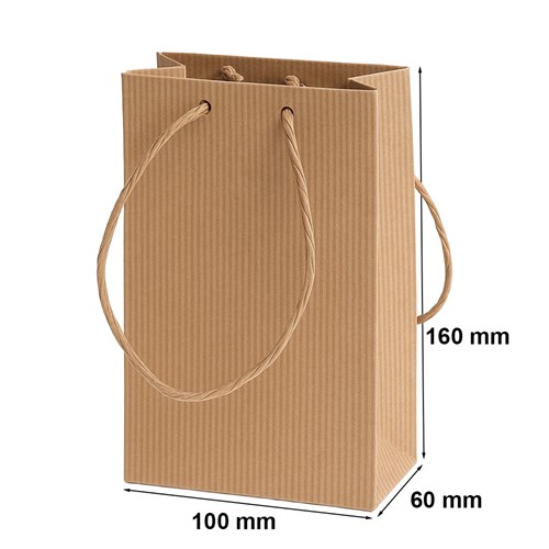 Torba z Tektury Karbowanej Sznurek