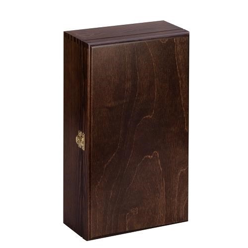 Drewniane pudełko na wino K-982 EX Brąz