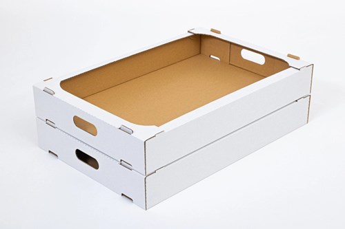 karton wykrojnikowy, 600x400x85, B380, biały, pakiet 50 szt, opakowanie cukiernicze, opakowanie cateringowe, e-commerce, przesyłki