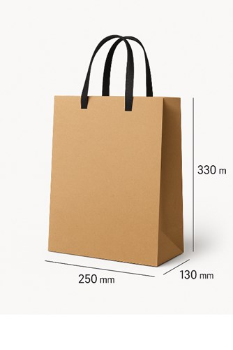 Torba Luxe Kraft EKO 250×130×330 mm – efektowna i ekologiczna