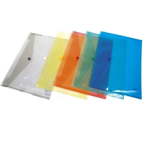 Teczka kopertowa PP A4 zatrzask 12szt. ziel