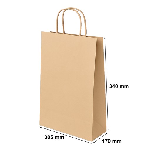 Torba Papierowa Ekologiczna Brązowa 