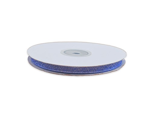 Wstążka brokatowa 6mm 32m WB7005 niebieska