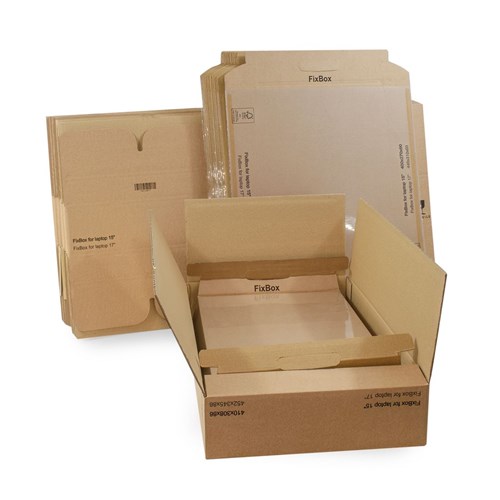 Fix Box z wkładkami na Laptop 15" 475x320x100mm, 100 sztuk