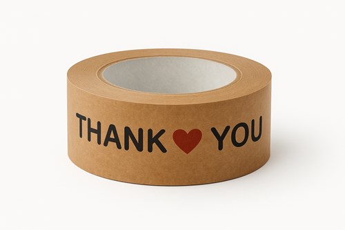 Taśma PAPIEROWA Thank You 48mm/50m