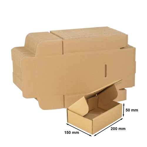 Kartony wykrojnikowe F426 200x150x50mm Fala E, 50 sztuk