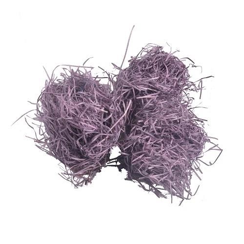 Fioletowa dekoracyjna wełna drzewna