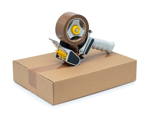 Brązowa taśma akrylowa w rolce