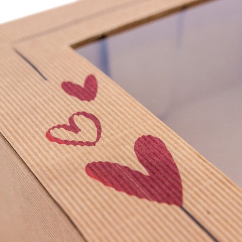 Karton z okienkiem RAMKA 150x140x55mm