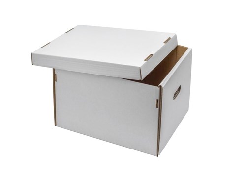 Pakiet Karton Wykrojnikowy 416x337x294mm Biały archiw 10 szt