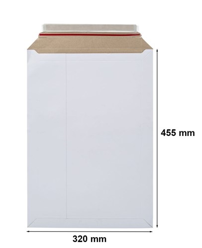 Koperta kartonowa biała A3 320x455mm do wysyłki i archiwizacji