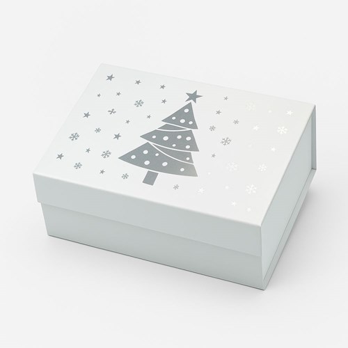 Pudełko Magnetyczne Christmas Białe 280x210x95mm(zew)