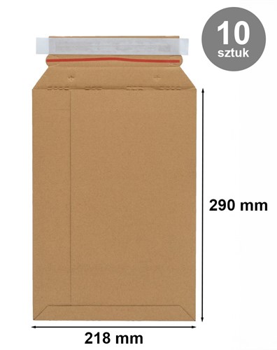 Pakiet Koperta kartonowa 218x290mm A5 10szt