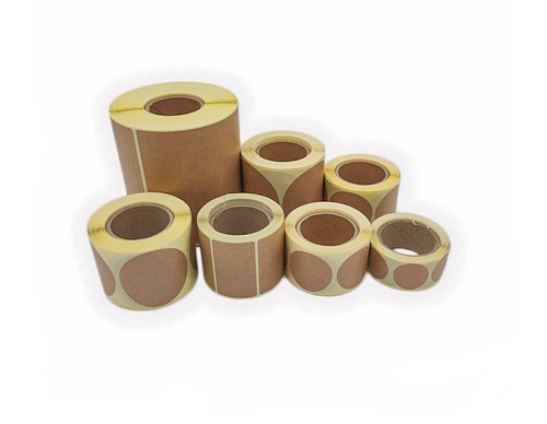 Naklejki okrągłe EKO KRAFT Fi25mm 250szt