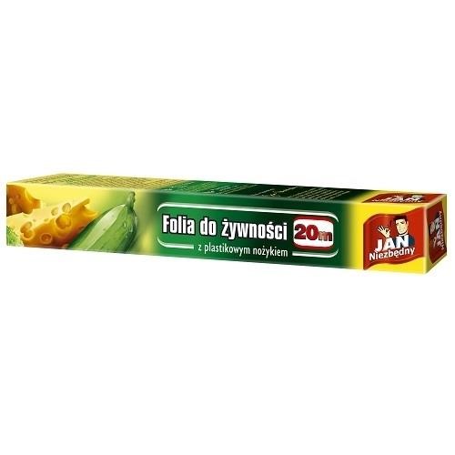 JN Folia do żywności z ostrzem w pudełku 20m