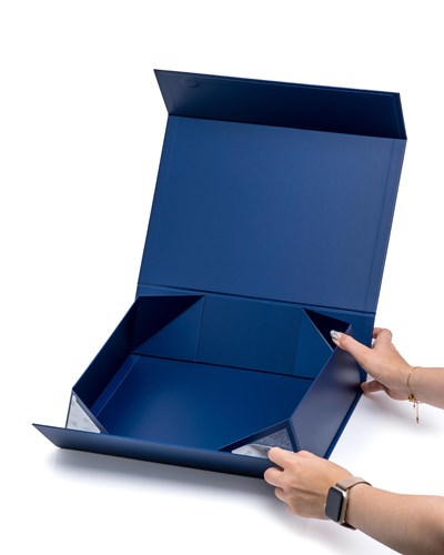 Pudełko magnetyczne 350x250x100mm Granatowe