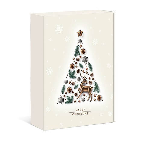 świąteczne kartonowe pudełko