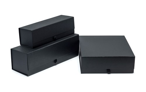 Pudełko magnetyczne czarne 410x130x120mm (zewn.) z magnesem