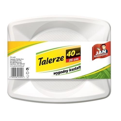 Talerz PS 25cm 40szt.JN