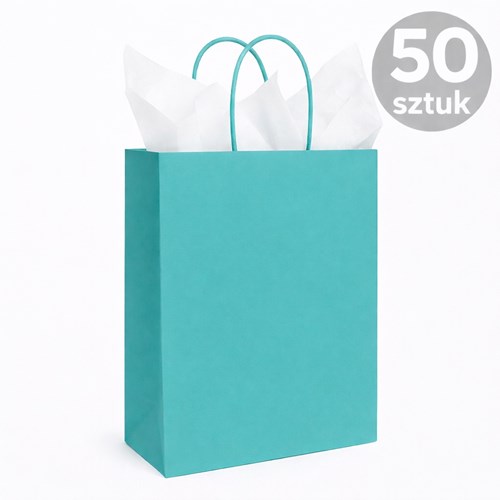 Torba papierowa morska 180×80×225 mm kraft 50 sztuk