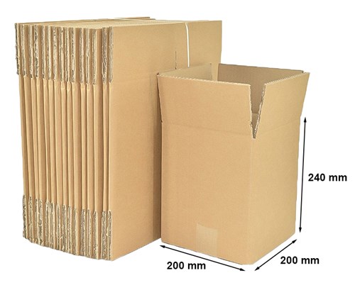 Kartony Klapowe 200x200x240 BC580, 50 sztuk