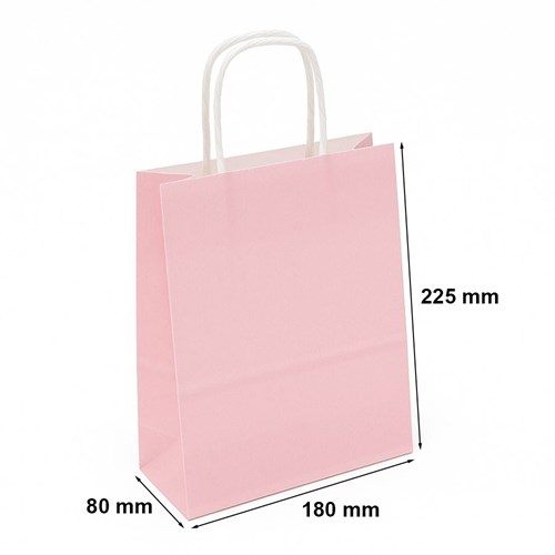 Torba Upominkowa Pastelowy Róż