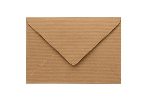 Koperty B6 /  Kraft Prążek Ribbed / 120g a50