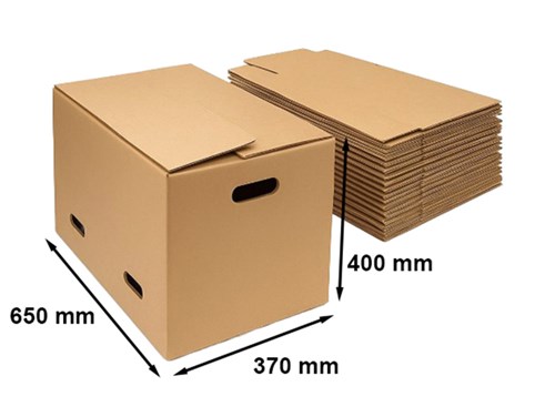 Karton wykrojnikowy 650x370x400mm do przeprowadzki 10szt