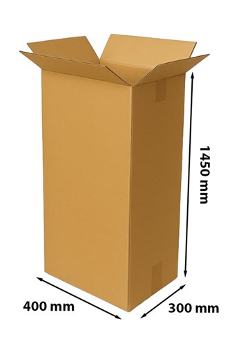 Karton Klapowy 400x300x1450mm B400 Wysyłkowy Podłużny Duży Fala B 400g