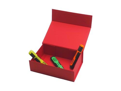 Pudełko magnetyczne 220x160x80mm Czerwone