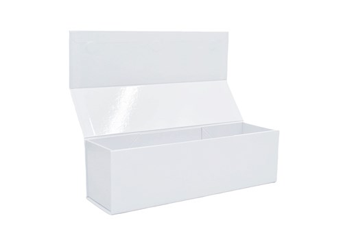 Pudełko z magnesem na 1 wino BIAŁE 100x100x350mm - EASY
