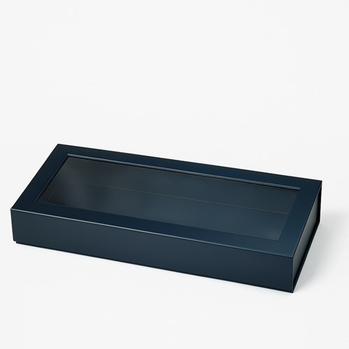 Pudełko Magnetyczne Czarne Z Okienkiem 500x180x53 mm (zew) F3