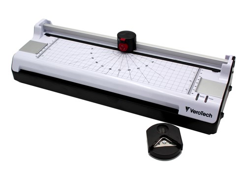 Laminator Biały A3 z trymerem i zaokrąglaczem