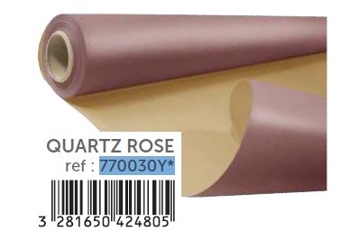 Papier KRAFT quartz-rose 0.69x50m