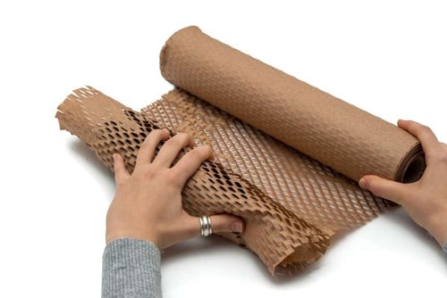 Papier nacinany kraft brąz 30cm/25m