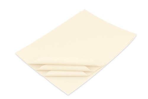Bibuła ozdobna 20g 38x50cm Kość Słoniowa – dekoracyjna – 50 arkuszy