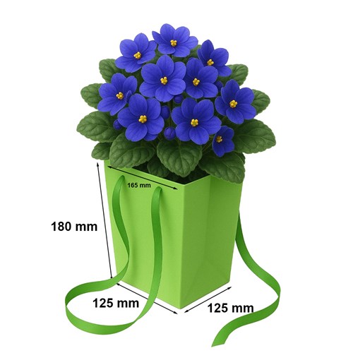 Zielona torba papierowa Prestige 125x125x180 / 165x165 mm – eleganckie i stylowe opakowanie